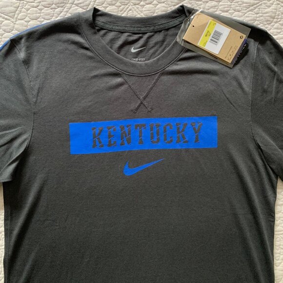 NEW w/Tags Men's Unisex Nike Black Kentucky DRI-FIT SS T-Shirt | SMALL - Picture 3 of 9